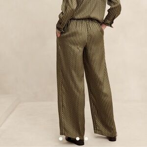 Patterned Brown and Black Pants